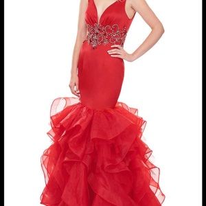 NWT Rachel Allen mermaid with ruffles